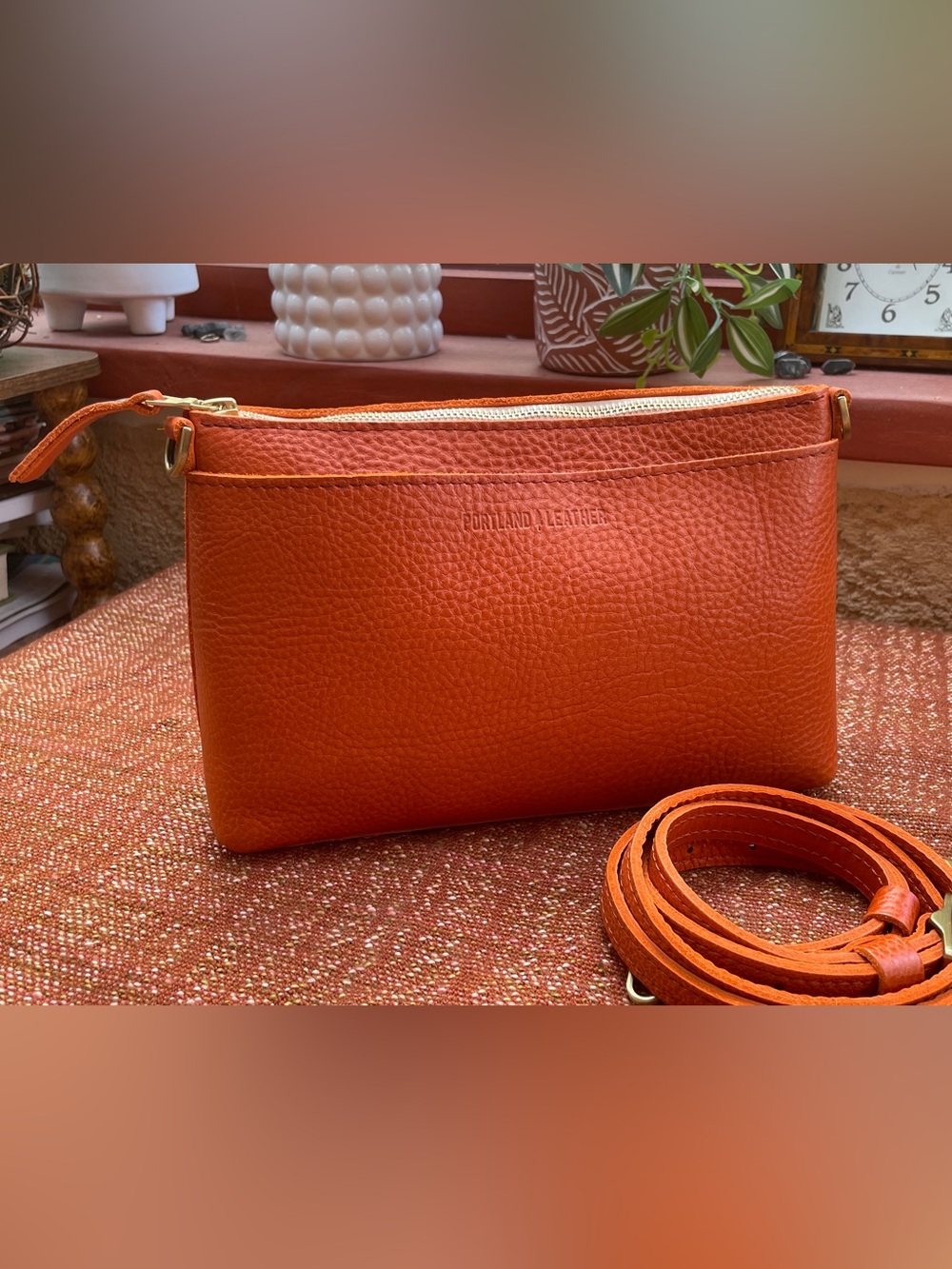Portland Leather Poppy Purse Koi PLG
